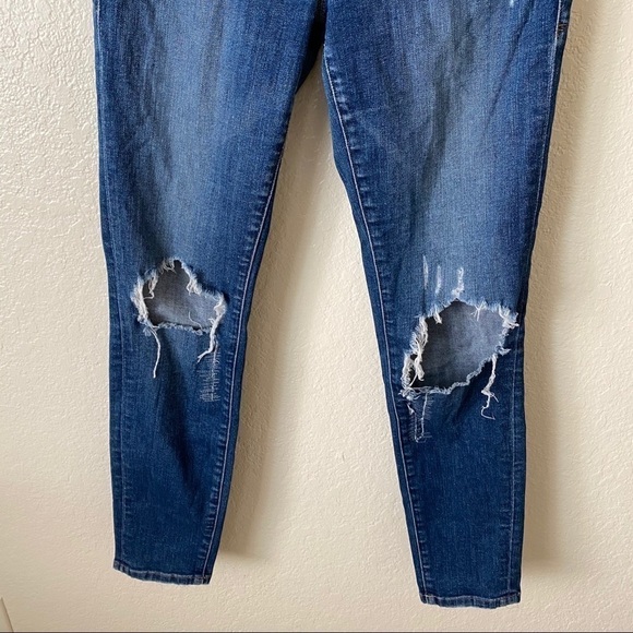 NEW frame le skinny de jeanne ripped jeans size 28 - Picture 4 of 12